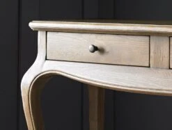 Loire Weathered Oak Dressing Table -Bedding Specialty Store loire dressing table drawer 1