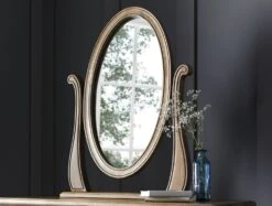 Loire Weathered Oak Dressing Table Mirror