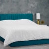LPD Berlin Velvet Ottoman Bed Frame, King Size, Teal 2 LPD Berlin Velvet Ottoman Bed Frame, King Size, Teal -Bedding Specialty Store lpd berlin teal lifetyle decor