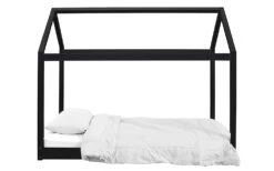 LPD Hickory Wooden Kids Bed, Single, Black 15 LPD Hickory Wooden Kids Bed, Single, Black -Bedding Specialty Store lpd hickory black bed side