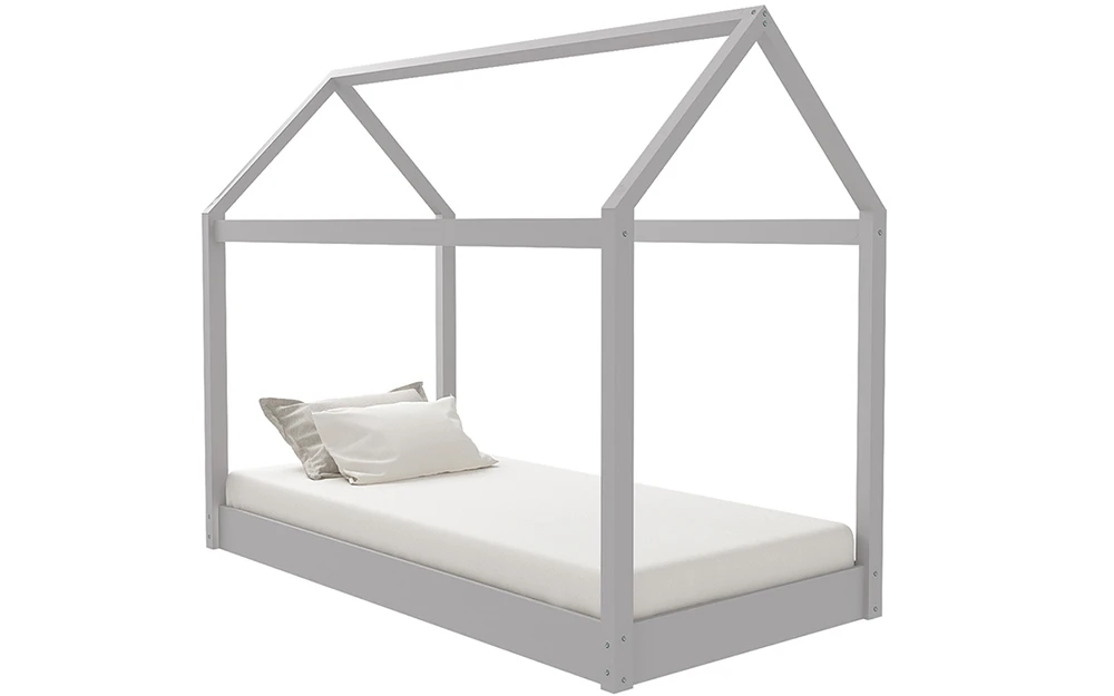 LPD Hickory Wooden Kids Bed, Single, Black 3 LPD Hickory Wooden Kids Bed, Single, Black - Image 2