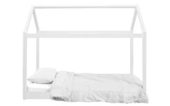 LPD Hickory Wooden Kids Bed, Single, Black 12 LPD Hickory Wooden Kids Bed, Single, Black -Bedding Specialty Store lpd hickory white bed side