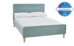 LPD Pierre Velvet Bed Frame, King Size, Coral 9 LPD Pierre Velvet Bed Frame, King Size, Coral -Bedding Specialty Store lpd pierre full cut out top5