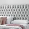 Madison Floor Standing Upholstered Headboard -Bedding Specialty Store madison silver grey frame bed original headboard 26