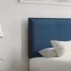 Deluxe Square Malia Blue Velvet Upholstered Headboard -Bedding Specialty Store malia blue velvetnewhb