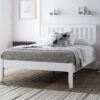 Malmo White Wooden Bed Frame -Bedding Specialty Store malmo white main originalnew