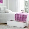 Malmo White Solo Wooden Bed Frame -Bedding Specialty Store malmo white solo main 2 1