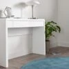 Marlow White High Gloss - 2 Drw Dressing Table -Bedding Specialty Store marlow dresser white originalnew
