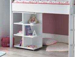 Montana Mid Sleeper With Desk And 2 Door Quad Unit -Bedding Specialty Store mid sleeper with desk closed and quad originalnewdesk