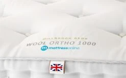 Millbrook Wool Ortho 1000 Pocket Mattress, Superking 10 Millbrook Wool Ortho 1000 Pocket Mattress, Superking -Bedding Specialty Store millbrook beds ortho 1000 label