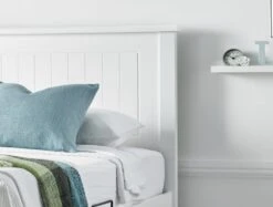 New England Solo White Wooden Ottoman Storage Bed -Bedding Specialty Store newengland3 1