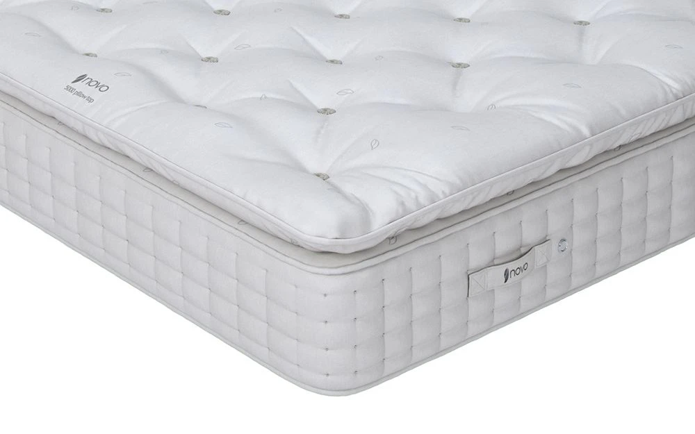 Novo Natural 5000 Pocket Pillow Top Mattress, Single 5 Novo Natural 5000 Pocket Pillow Top Mattress, Single - Image 3