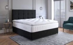 Novo Natural 5000 Pocket Pillow Top Mattress, Single 12 Novo Natural 5000 Pocket Pillow Top Mattress, Single -Bedding Specialty Store novo 5000 pillow top full roomset 2019