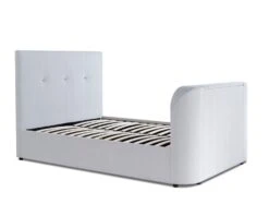 Olivia Upholstered TV Bed Shell Bed Frame Only -Bedding Specialty Store olivia tv bed shell white back ground website 1