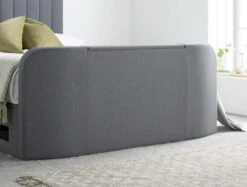 Onelife Seal Grey Upholstered TV Ottoman Bed Frame -Bedding Specialty Store onelife tv bed main originalnewfb