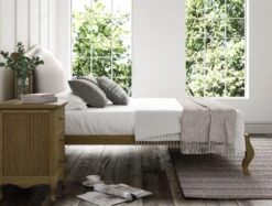 Lyon Opulence Armour Upholstered Oak Bed Frame - LFE - Bed Frame Only -Bedding Specialty Store opulence armournew 5