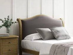 Lyon Opulence Armour Upholstered Oak Bed Frame - LFE - Bed Frame Only -Bedding Specialty Store opulence armournewhb 3