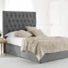Kensington Upholstered Divan Base And Headboard -Bedding Specialty Store platinum divan 1 1