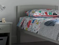 Portland Solo Grey Bed Frame -Bedding Specialty Store portland grey main 1 originalhbnew 1