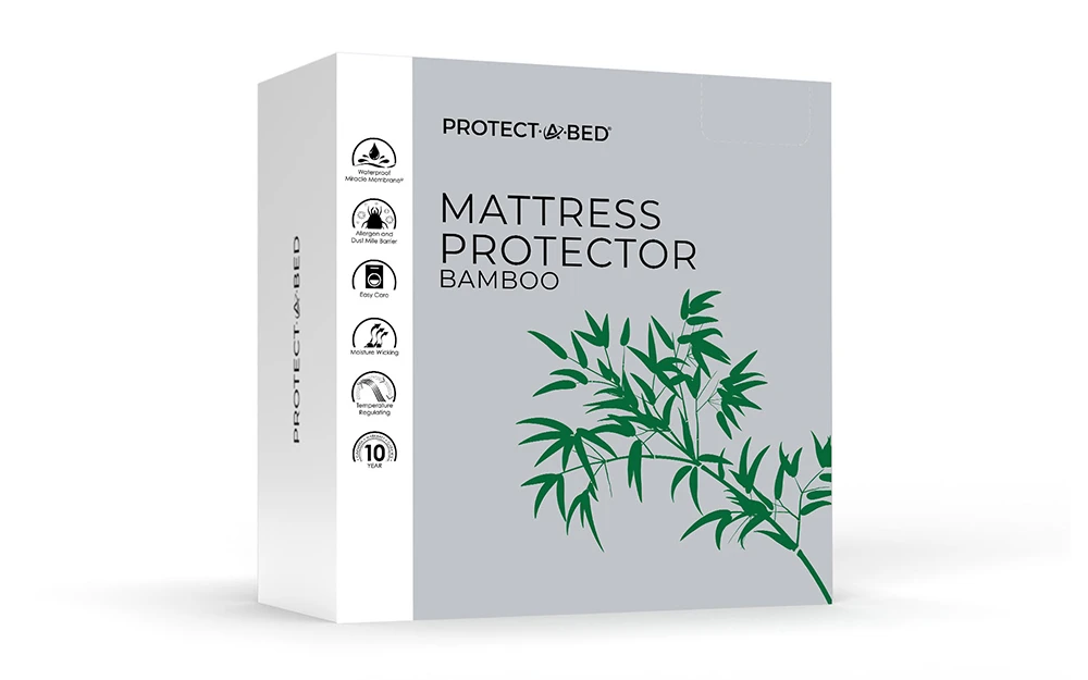 Protect A Bed Bamboo Mattress Protector, Superking 3 Protect A Bed Bamboo Mattress Protector, Superking