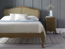 Loire Rattan Bed Frame - LFE -Bedding Specialty Store rattan bed originalnew