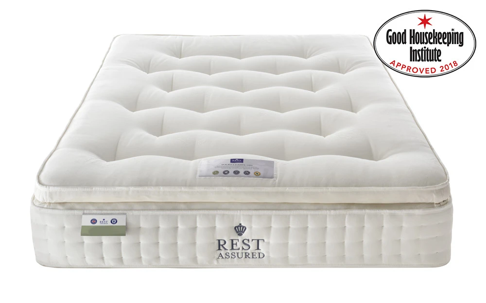 Rest Assured Knowlton 2000 Pocket Latex Pillow Top Mattress, Superking 5 Rest Assured Knowlton 2000 Pocket Latex Pillow Top Mattress, Superking - Image 3