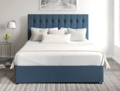 Rylee Classic 4 Drw Continental Base And Headboard Only -Bedding Specialty Store rylee continental ottoman arran cyan frontnew 1