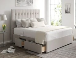 Rylee Classic 4 Drw Continental Base And Headboard Only -Bedding Specialty Store rylee continental ottoman arran natural opennew