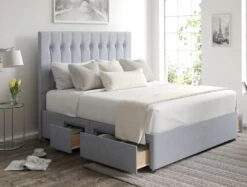 Rylee Classic 4 Drw Continental Base And Headboard Only -Bedding Specialty Store rylee continental ottoman gouache eau de nil opennew