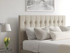 Rylee Upholstered Floor Standing Headboard -Bedding Specialty Store rylee posie ottoman trebla stone closednewhb 3