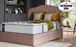 Sealy Posturepedic Elevate Ultra Webber Memory Mattress, Superking 14 Sealy Posturepedic Elevate Ultra Webber Memory Mattress, Superking -Bedding Specialty Store sealy webber elevate posturepedic lifestyle angle ghi