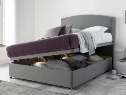 Blenheim East Upholstered Ottoman Base And Headboard Only -Bedding Specialty Store shetland grey ottoman side lift open originalnew 34