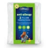 Silentnight Anti-Allergy Pillow Protector, Standard Pillow Size 2 Silentnight Anti-Allergy Pillow Protector, Standard Pillow Size -Bedding Specialty Store silentnight anti allergy pillow protector package
