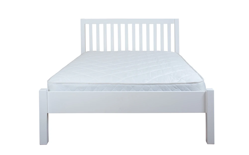 Silentnight Hayes White Wooden Bed Frame, King Size 7 Silentnight Hayes White Wooden Bed Frame, King Size - Image 5
