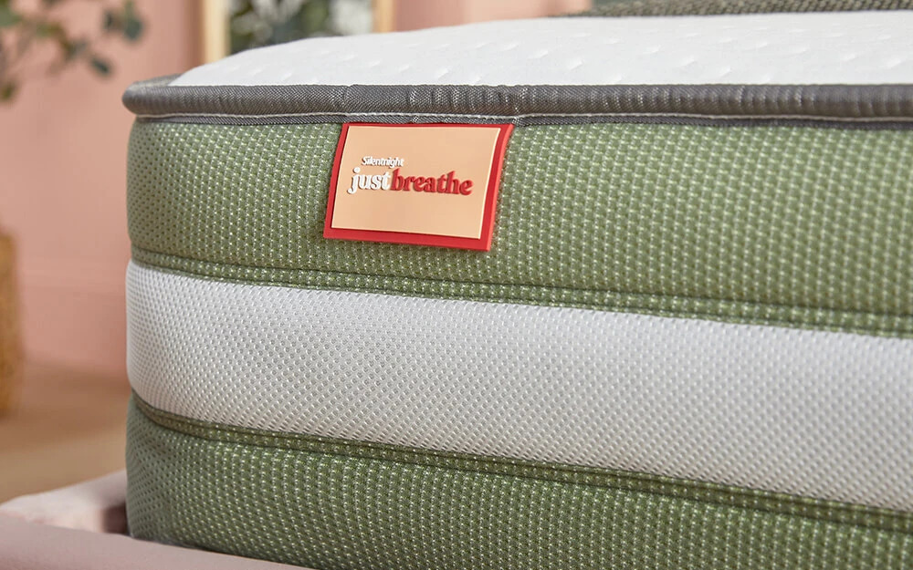 Silentnight Just Breathe Eco Comfort Hybrid Mattress, King Size 6 Silentnight Just Breathe Eco Comfort Hybrid Mattress, King Size - Image 4