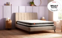 Silentnight Just Snug Memory Hybrid Mattress, King Size 11 Silentnight Just Snug Memory Hybrid Mattress, King Size -Bedding Specialty Store silentnight just snug mattress undressed lifestyle angle which2023