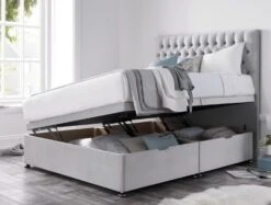 Madison East Upholstered Ottoman Base And Headboard Only