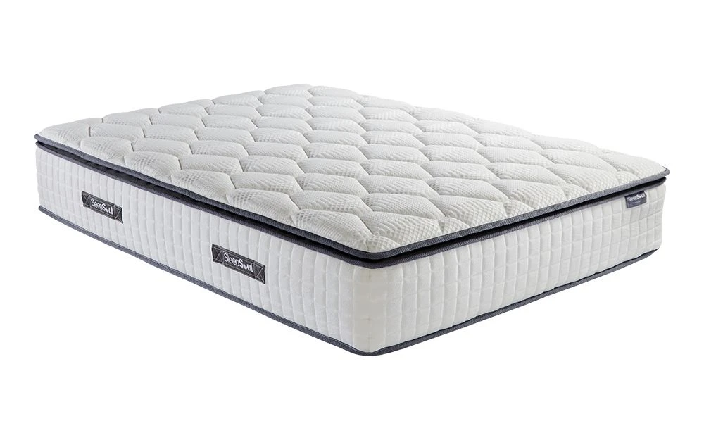 SleepSoul Bliss 800 Pocket Memory Pillow Top Mattress, Superking 3 SleepSoul Bliss 800 Pocket Memory Pillow Top Mattress, Superking