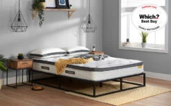 SleepSoul Heaven 1000 Pocket Gel Mattress, Superking 18 SleepSoul Heaven 1000 Pocket Gel Mattress, Superking -Bedding Specialty Store sleepsoul heaven roomset angle 2 which