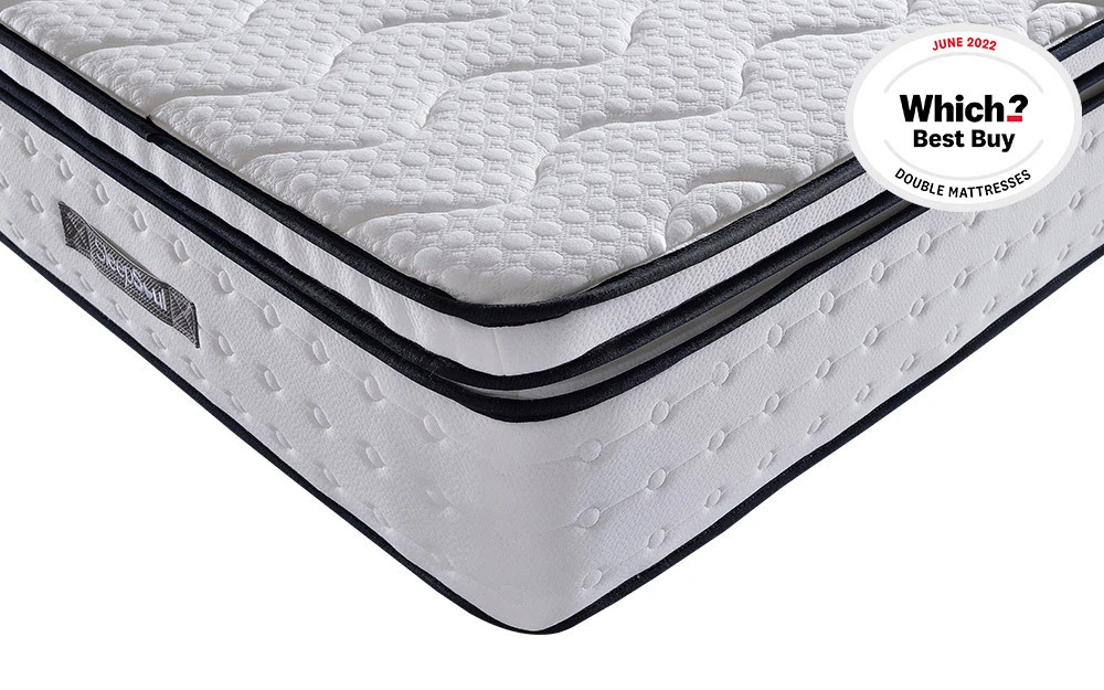 SleepSoul Space 2000 Pocket Memory Pillow Top Mattress, Superking 4 SleepSoul Space 2000 Pocket Memory Pillow Top Mattress, Superking - Image 2