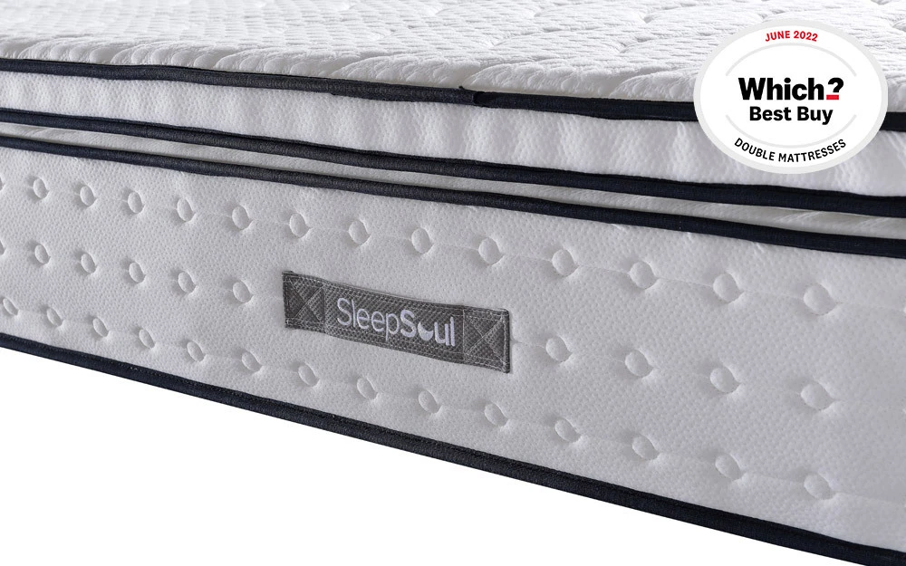 SleepSoul Space 2000 Pocket Memory Pillow Top Mattress, Superking 6 SleepSoul Space 2000 Pocket Memory Pillow Top Mattress, Superking - Image 4