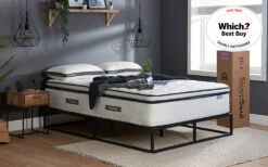 SleepSoul Space 2000 Pocket Memory Pillow Top Mattress, Superking 21 SleepSoul Space 2000 Pocket Memory Pillow Top Mattress, Superking -Bedding Specialty Store sleepsoul space 2000 pocket mattress roomset angle which 23