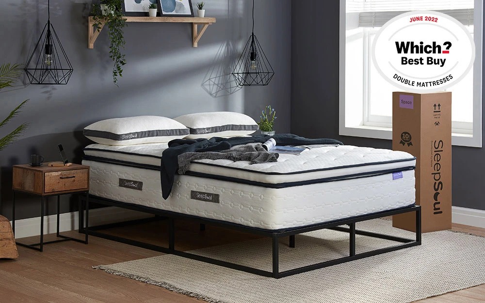 SleepSoul Space 2000 Pocket Memory Pillow Top Mattress, Superking 10 SleepSoul Space 2000 Pocket Memory Pillow Top Mattress, Superking - Image 8