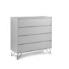 Sofia 4 Drawer Harbour Mist Chest With Black Feet -Bedding Specialty Store sofia chest light grey with black feet full new
