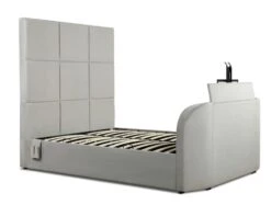 Somerton Grey Upholstered TV King Size Bed Frame Only -Bedding Specialty Store somerton no mattress tv up new