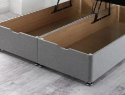 South Upholstered Ottoman Base Only -Bedding Specialty Store south shetland ottoman front opening base open original close footend 4