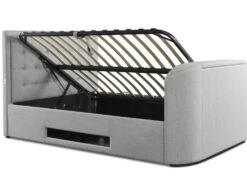 Carmel Mid Grey Upholstered Ottoman TV Bed Frame Only -Bedding Specialty Store time 4 sleep 11 03 2030826 originalnew 2