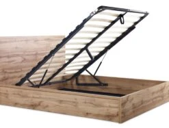 Chicago Industrial Oak Wooden Ottoman Storage Bed -Bedding Specialty Store time 4 sleep 6.07.2363365new