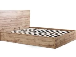 Chicago Industrial Oak Wooden Ottoman Storage Bed -Bedding Specialty Store time 4 sleep 6.07.2363367new 1