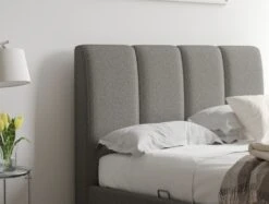 Copenhagen Upholstered Ottoman TV Bed Frame - Foley Grey -Bedding Specialty Store time4sleep copenhagen foley grey 3newhb
